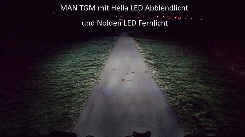 MAN TG-M LED Abblend und Fernlicht